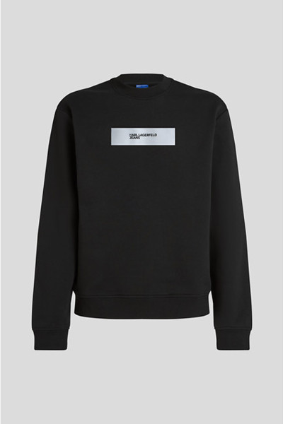 MIKINA KARL LAGERFELD JEANS KLJ REG REFLECTIVE LOGO SWEAT - Fotografie č. 1