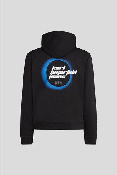 MELEGÍTŐ FELSŐ KARL LAGERFELD JEANS KLJ REG ECLIPSE HOODIE - Kép 2