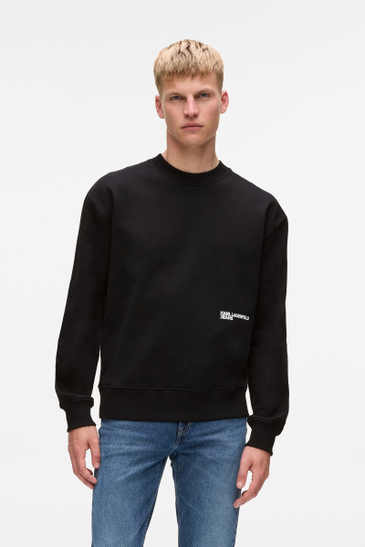 MELEGÍTŐ FELSŐ KARL LAGERFELD JEANS KLJ RELAXED KARLISM SWEAT - Kép 1