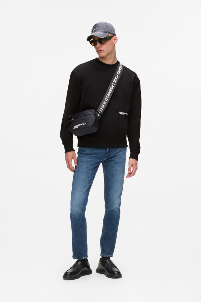MELEGÍTŐ FELSŐ KARL LAGERFELD JEANS KLJ RELAXED KARLISM SWEAT - Kép 2