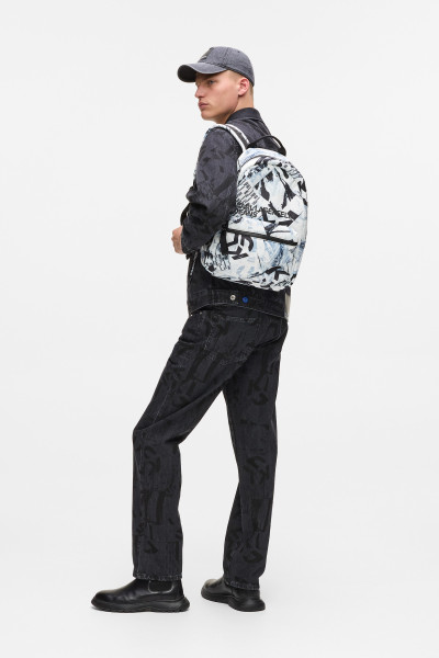 HÁTIZSÁK KARL LAGERFELD JEANS KLJ ESSENTIAL NYLON BP AOP - Kép 2