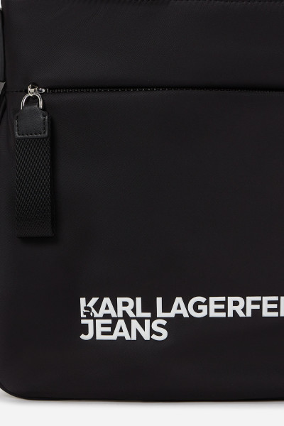 CROSSBODY KARL LAGERFELD JEANS KLJ ESSENTIAL NYLON FLAT CB - Kép 5