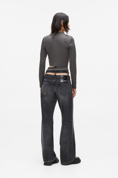 DŽÍNY KARL LAGERFELD JEANS KLJ MR RELAXED WB DENIM - Fotografie č. 2