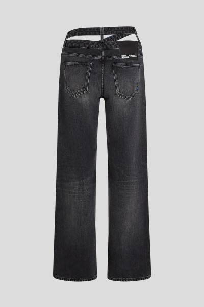 DŽÍNY KARL LAGERFELD JEANS KLJ MR RELAXED WB DENIM - Fotografie č. 6