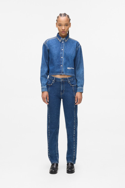 FARMER KARL LAGERFELD JEANS KLJ MOM STUD DENIM - Kép 1
