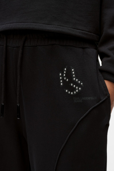 TRÉNINGNADRÁG KARL LAGERFELD JEANS KLJ STUDDED LOGO SWEATPANT - Kép 4