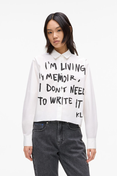 KOŠILE KARL LAGERFELD JEANS KLJ KARL WOVEN SHIRT - Fotografie č. 2