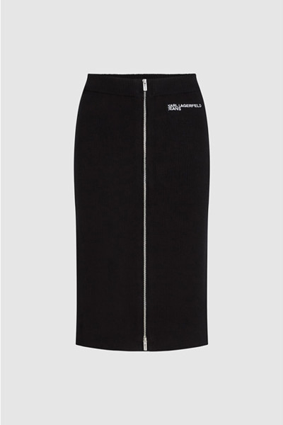 SZOKNYA KARL LAGERFELD JEANS KLJ KNITTED MIDI SKIRT - Kép 1