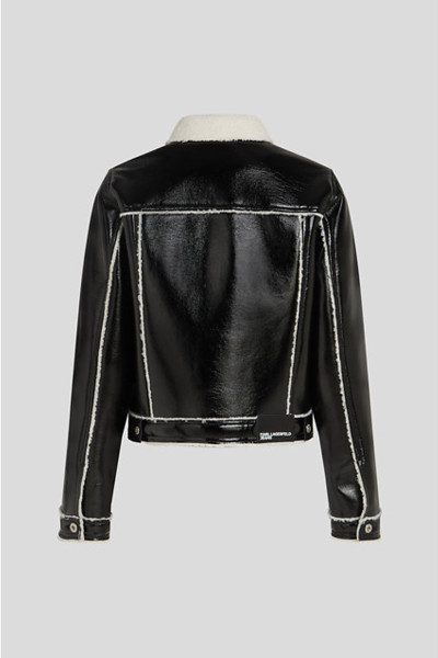 BUNDA KARL LAGERFELD JEANS KLJ FAUX LEATHER JACKET - Fotografie č. 2