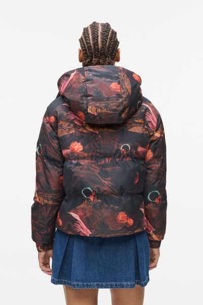 DZSEKI KARL LAGERFELD JEANS KLJ PUFFER CANYON AOP - Kép 3