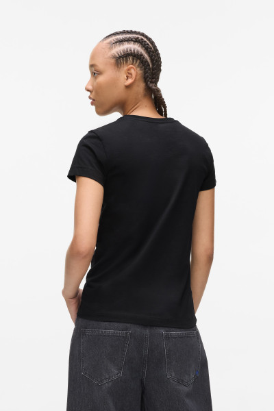 PÓLÓ KARL LAGERFELD JEANS KLJ SLIM REFLECTIVE LOGO TEE - Kép 3