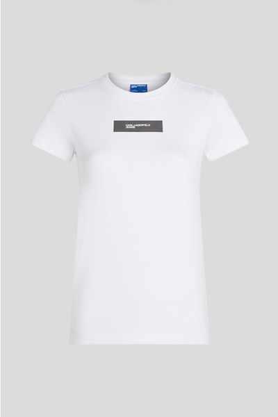 PÓLÓ KARL LAGERFELD JEANS KLJ SLIM REFLECTIVE LOGO TEE - Kép 1
