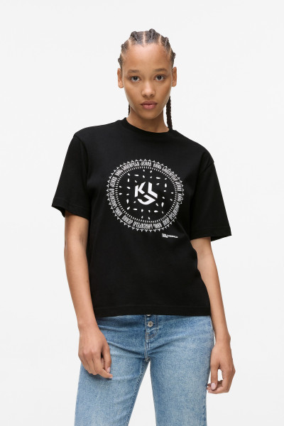 PÓLÓ KARL LAGERFELD JEANS KLJ REGULAR BANDANA TEE - Kép 1