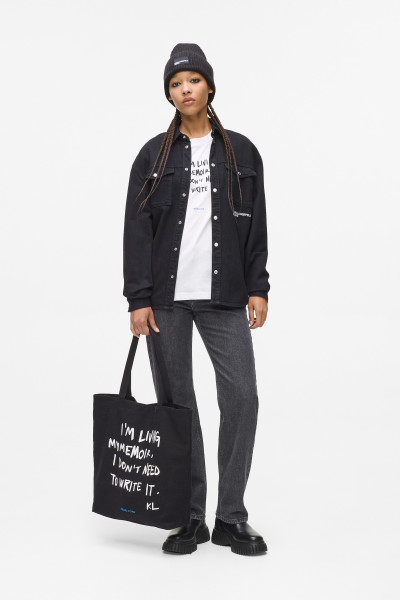 PÓLÓ KARL LAGERFELD JEANS KLJ RELAXED KARLISM TEE - Kép 2