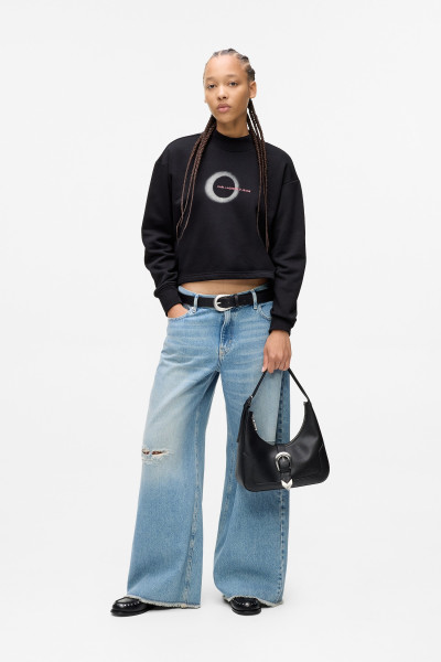 MELEGÍTŐ FELSŐ KARL LAGERFELD JEANS KLJ REG ECLIPSE LOGO SWEAT - Kép 2