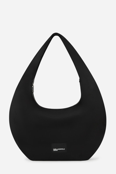 RETIKÜL KARL LAGERFELD JEANS KLJ GLOSSY NYLON HOBO - Kép 1