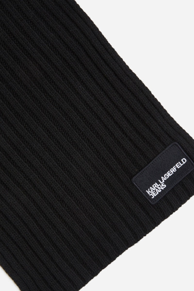 SÁL KARL LAGERFELD JEANS KLJ PATCH LOGO SCARF - Kép 4