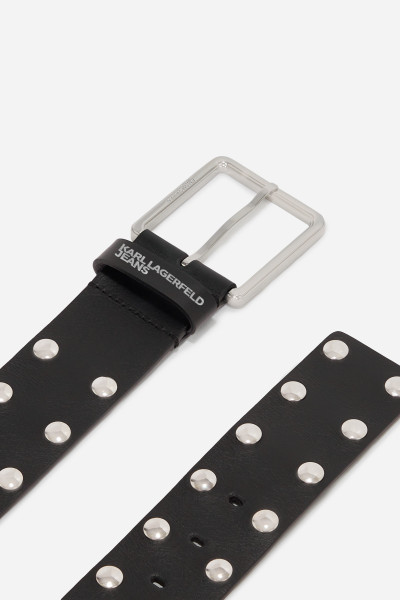 OPASEK KARL LAGERFELD JEANS KLJ WIDE STUDS BELT - Fotografie č. 4