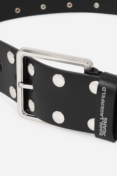 OPASEK KARL LAGERFELD JEANS KLJ WIDE STUDS BELT - Fotografie č. 5