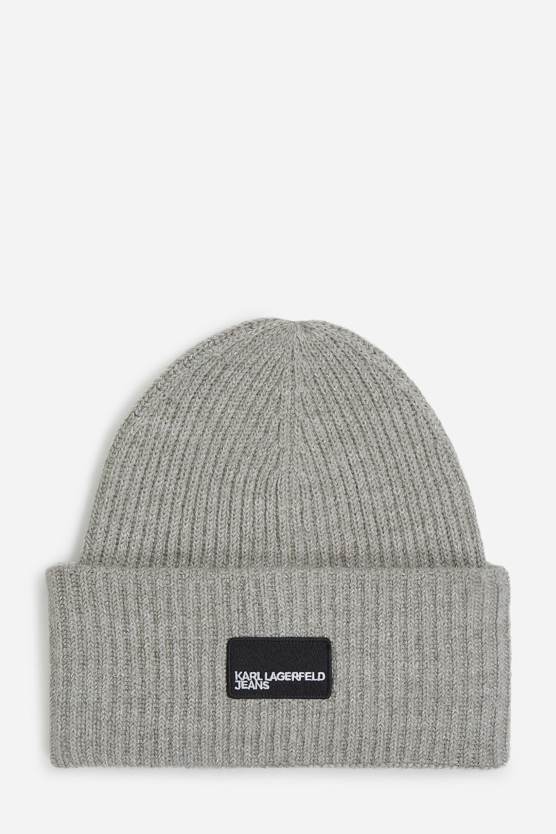 Sapka Karl Lagerfeld Jeans Klj Long Beanie Lurex Silver