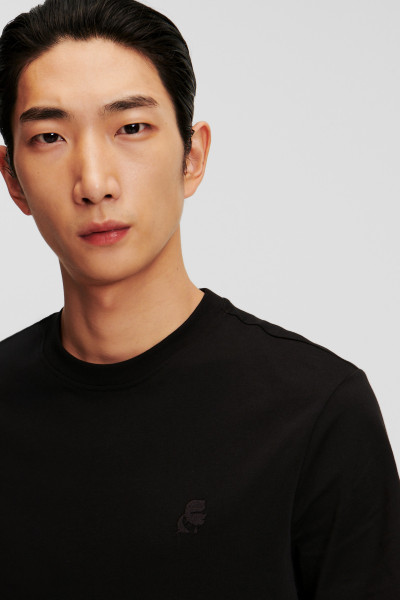 PÓLÓ KARL LAGERFELD KAMEO LOGO T-SHIRT - Kép 4