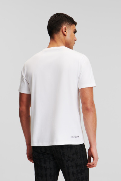 PÓLÓ KARL LAGERFELD KAMEO LOGO T-SHIRT - Kép 3