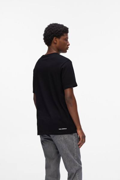 PÓLÓ KARL LAGERFELD WOOL BLEND KL T-SHIRT - Kép 3