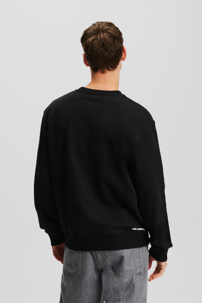 MELEGÍTŐ FELSŐ KARL LAGERFELD KAMEO LOGO SWEATSHIRT - Kép 3