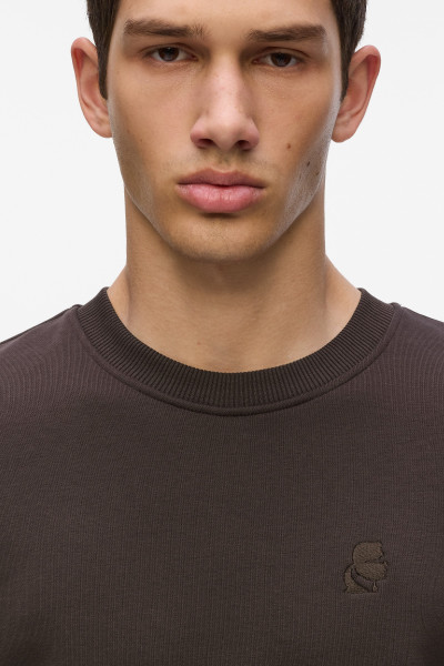 MELEGÍTŐ FELSŐ KARL LAGERFELD KAMEO LOGO SWEATSHIRT - Kép 4