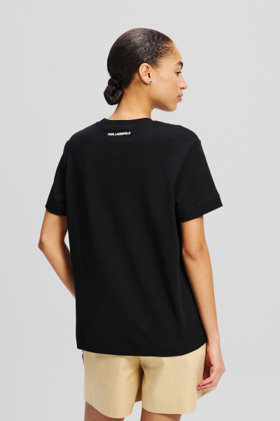 PÓLÓ KARL LAGERFELD IKON AQUARELLE K T-SHIRT - Kép 3