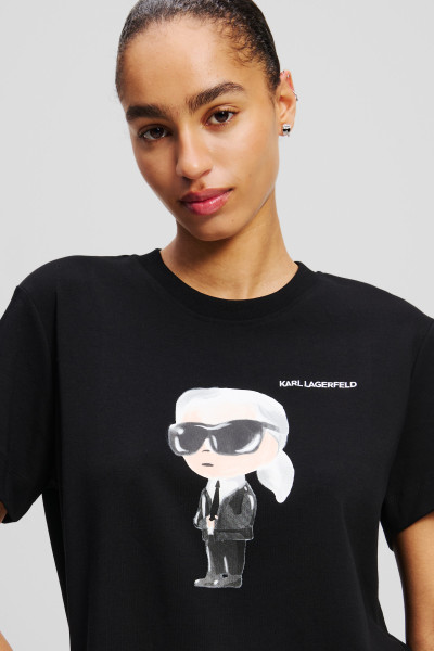 PÓLÓ KARL LAGERFELD IKON AQUARELLE K T-SHIRT - Kép 4