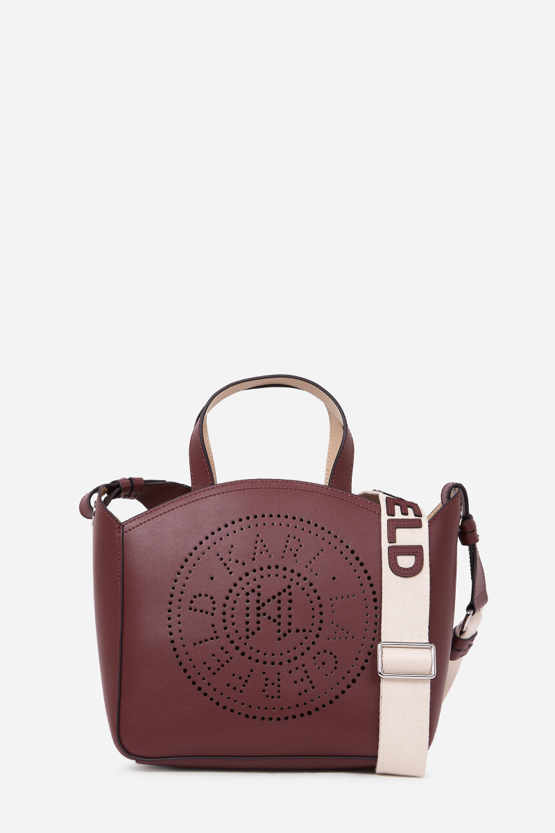 Kabelka Karl Lagerfeld K/Circle Sm Tote Perforated Windsor Burgundy