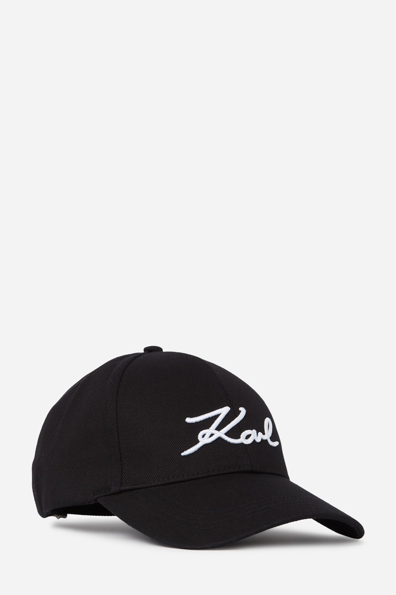 Šiltovka Karl Lagerfeld K/Signature Cap Black