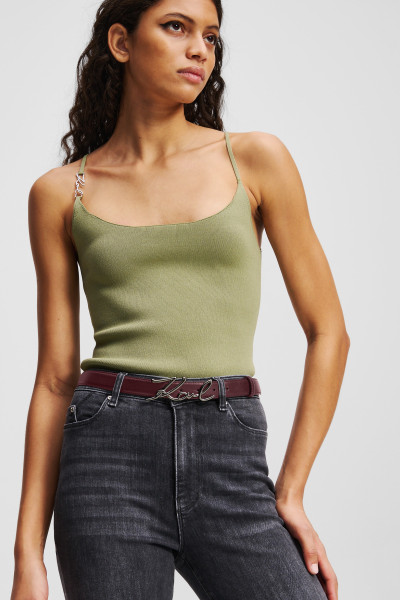 OPASEK KARL LAGERFELD K/SIGNATURE H2.5 BELT - Fotografie č. 3