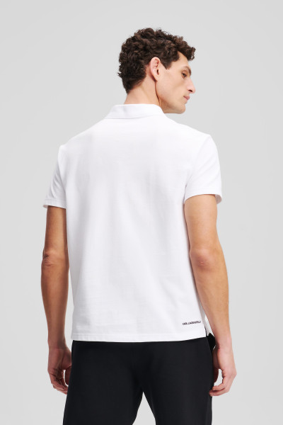 PÓLÓ KARL LAGERFELD KAMEO LOGO PIQUE POLO - Kép 3
