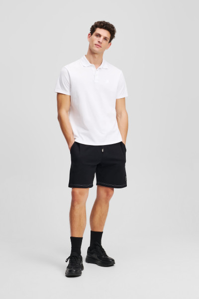 PÓLÓ KARL LAGERFELD KAMEO LOGO PIQUE POLO - Kép 2