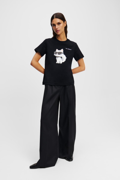 PÓLÓ KARL LAGERFELD IKON AQUARELLE C T-SHIRT - Kép 2