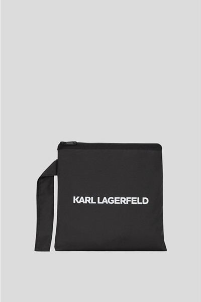 PONCSÓ KARL LAGERFELD K/ESSENTIAL PACKABLE PONCHO - Kép 3