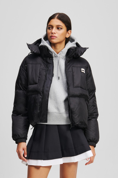 BUNDA KARL LAGERFELD IKON PUFFER JACKET - Fotografie č. 1