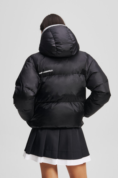 BUNDA KARL LAGERFELD IKON PUFFER JACKET - Fotografie č. 3