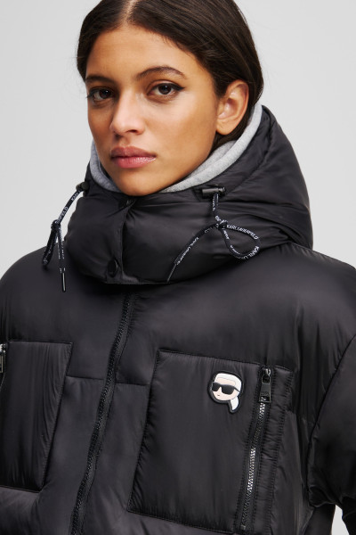 BUNDA KARL LAGERFELD IKON PUFFER JACKET - Fotografie č. 4
