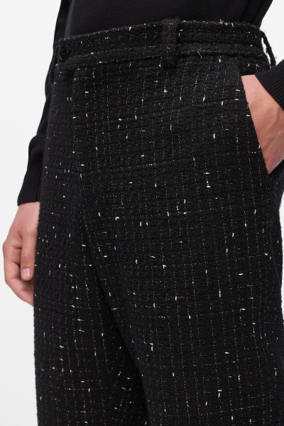 NADRÁG KARL LAGERFELD BOUCLE PANTS - Kép 4