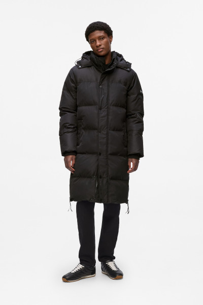 KABÁT KARL LAGERFELD LONG PUFFER W/ SIDE ZIPPERS - Kép 1