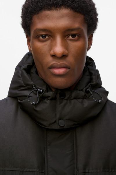 KABÁT KARL LAGERFELD LONG PUFFER W/ SIDE ZIPPERS - Kép 4