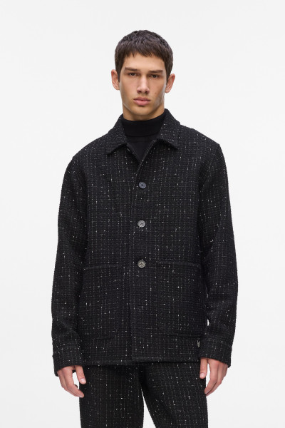 KOŠEĽA KARL LAGERFELD BOUCLE OVERSHIRT - Fotografia č. 1