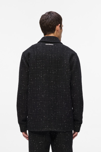 KOŠEĽA KARL LAGERFELD BOUCLE OVERSHIRT - Fotografia č. 3