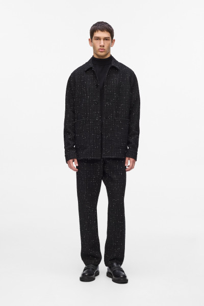 KOŠEĽA KARL LAGERFELD BOUCLE OVERSHIRT - Fotografia č. 2
