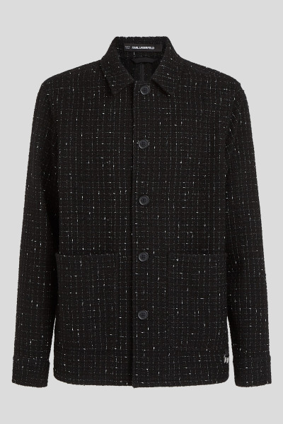 KOŠEĽA KARL LAGERFELD BOUCLE OVERSHIRT - Fotografia č. 5