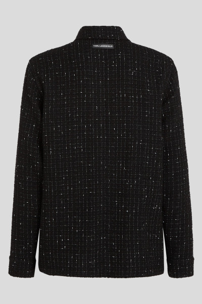 KOŠEĽA KARL LAGERFELD BOUCLE OVERSHIRT - Fotografia č. 6