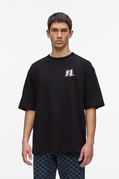 PÓLÓ KARL LAGERFELD KL GRAPHIC OVERSIZED TEE - Kép 1